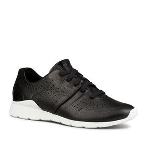 UGG Black Leather Tye Treadlite shoes 7.5